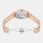 Women Automatic White Dial Analog Metal Watch 2567-M20902