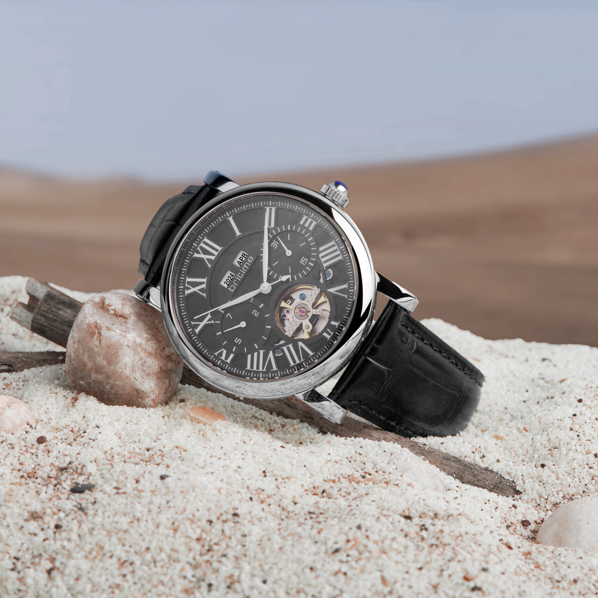 Britime 42 mm Black Automatic watch