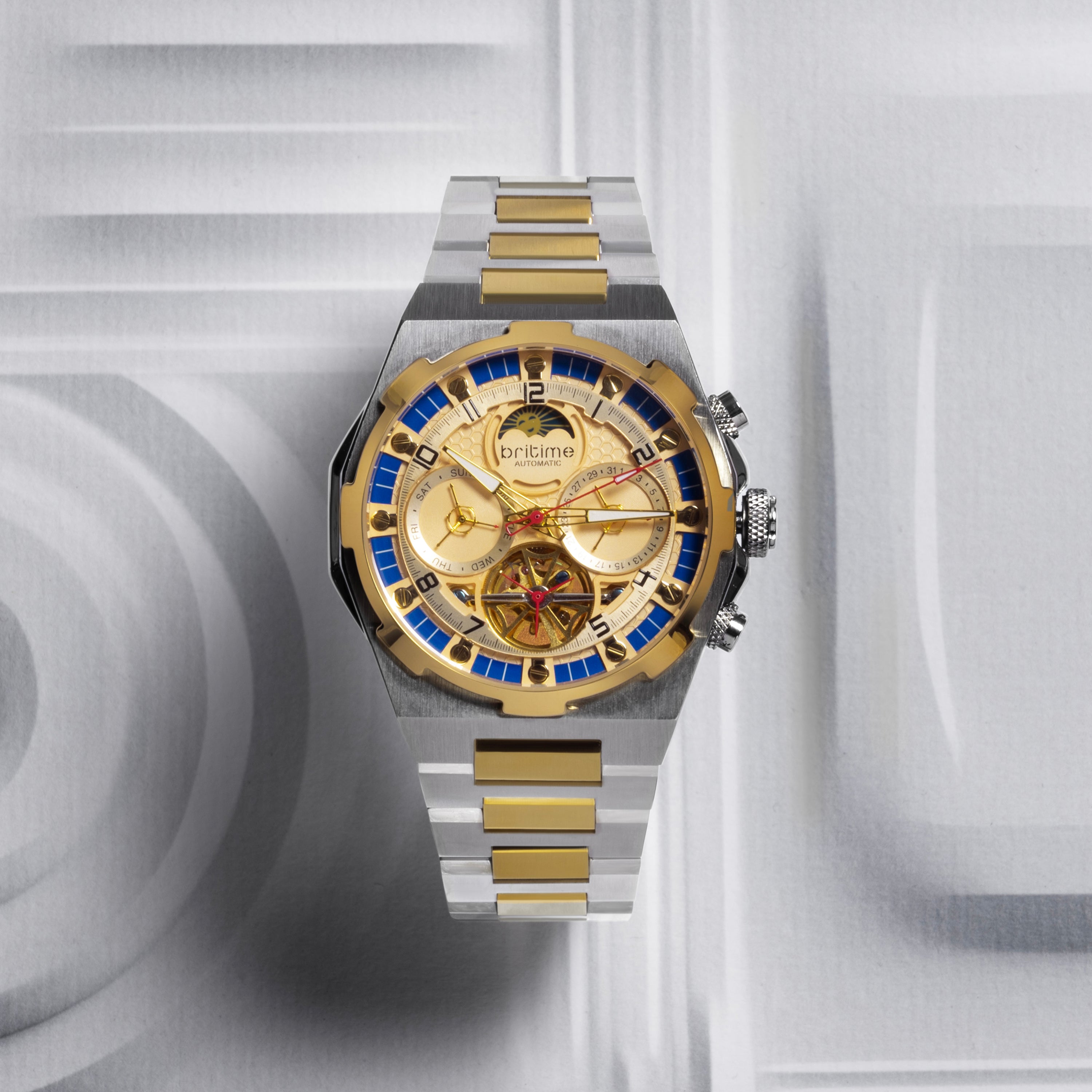 Britime 44 mm Round Automatic watch