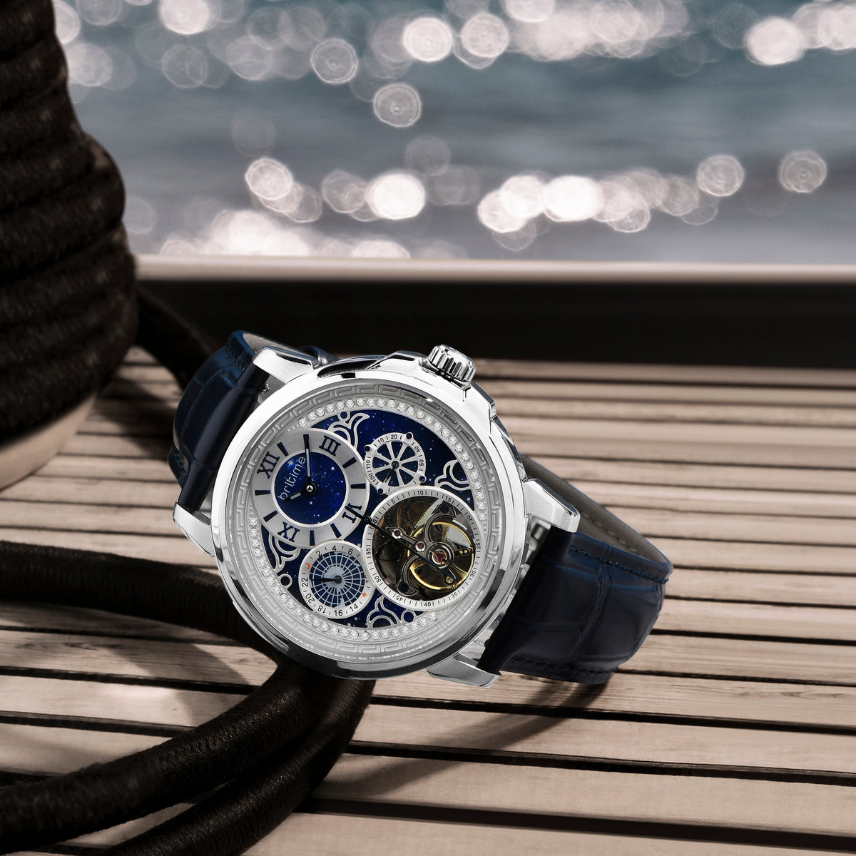 Britime 44 mm Round Automatic watch
