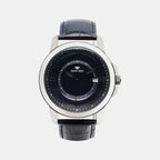 Men Quartz Blue Dial Analog Leather Watch 8002E-L8816