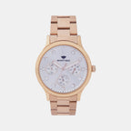 Men Quartz Silver Dial Multi-Function Metal Watch 8006M-M3303