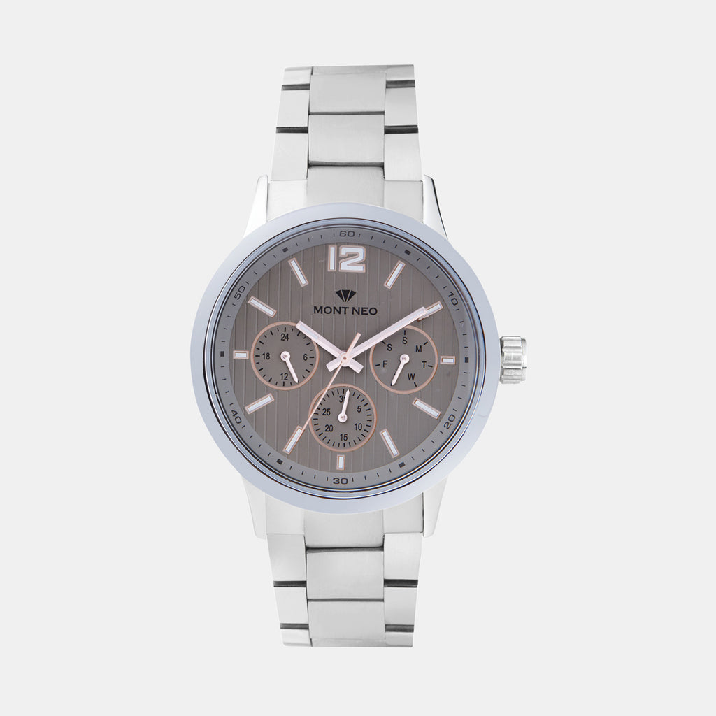 Mont Neo Round Grey Multi-Function watch