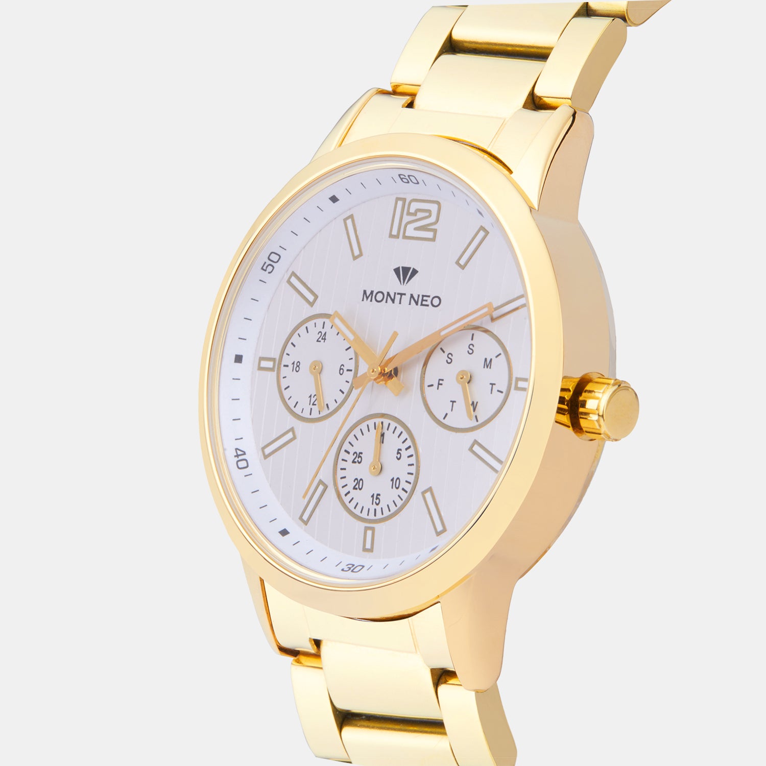 Mont Neo 38 mm Round Quartz watch