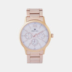 Men Quartz Silver Dial Multi-Function Metal Watch 8008M-L3303