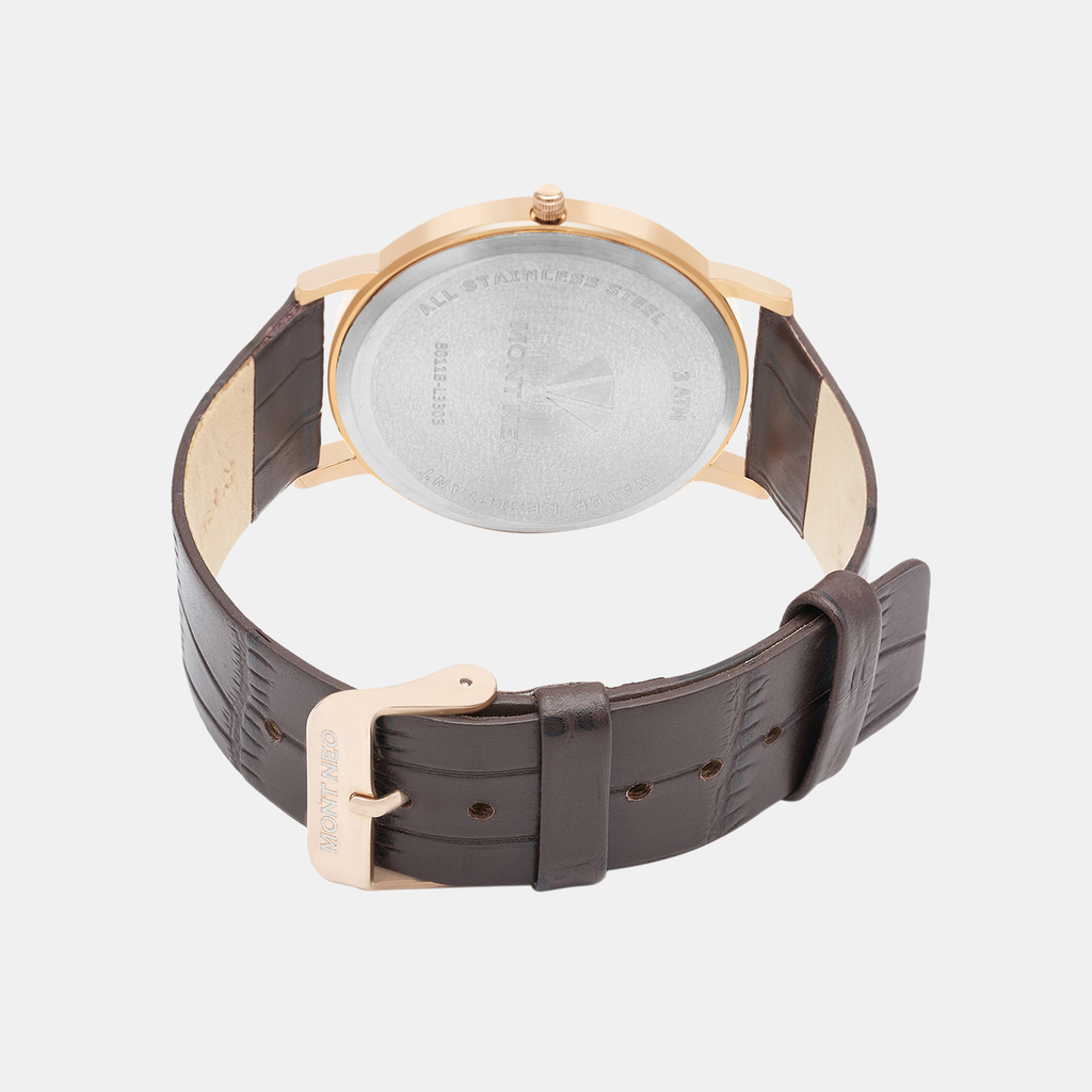 Mont Neo Men Round Silver watch