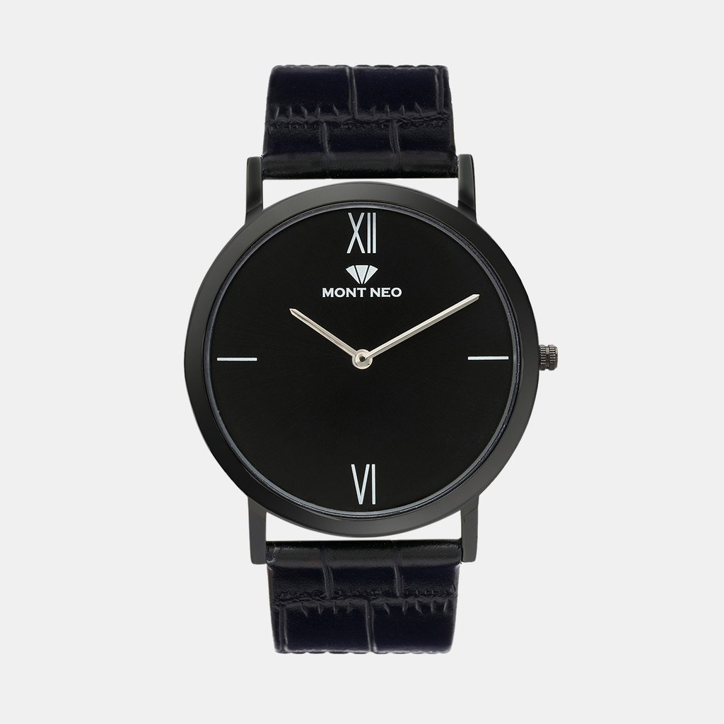 Mont Neo Round Black Analog watch