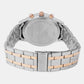 Men Quartz Silver Dial Multi-Function Metal Watch 8012C-M4404