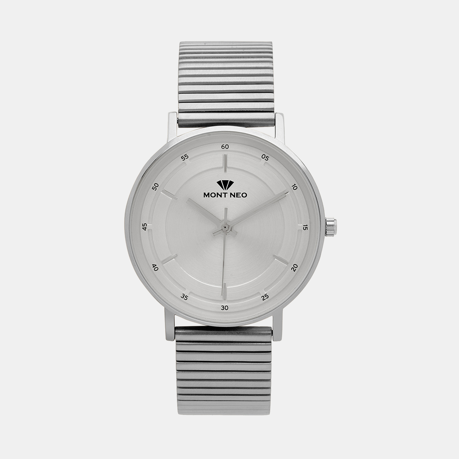 Mont Neo Round Silver Analog watch