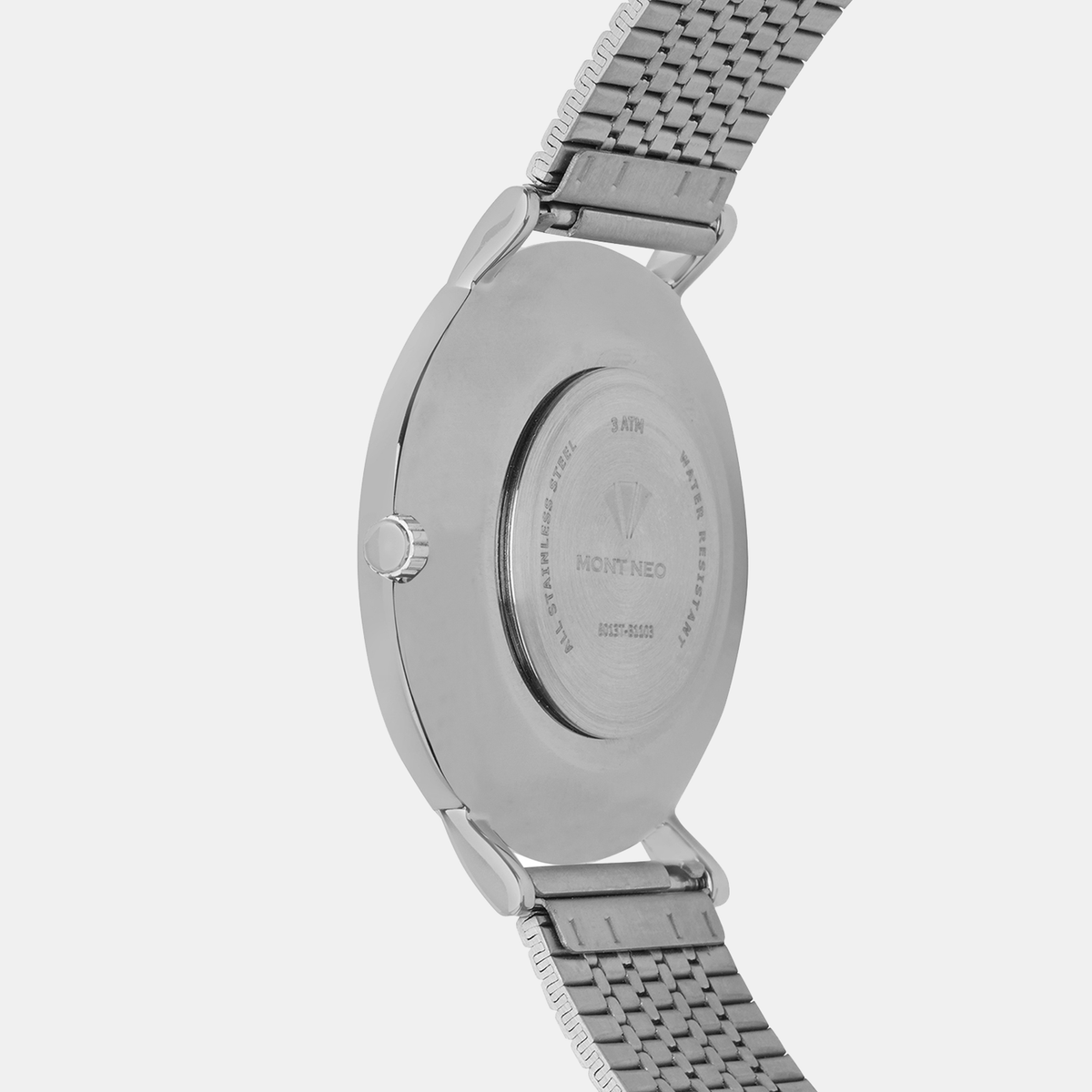 Mont Neo Men Round Silver watch