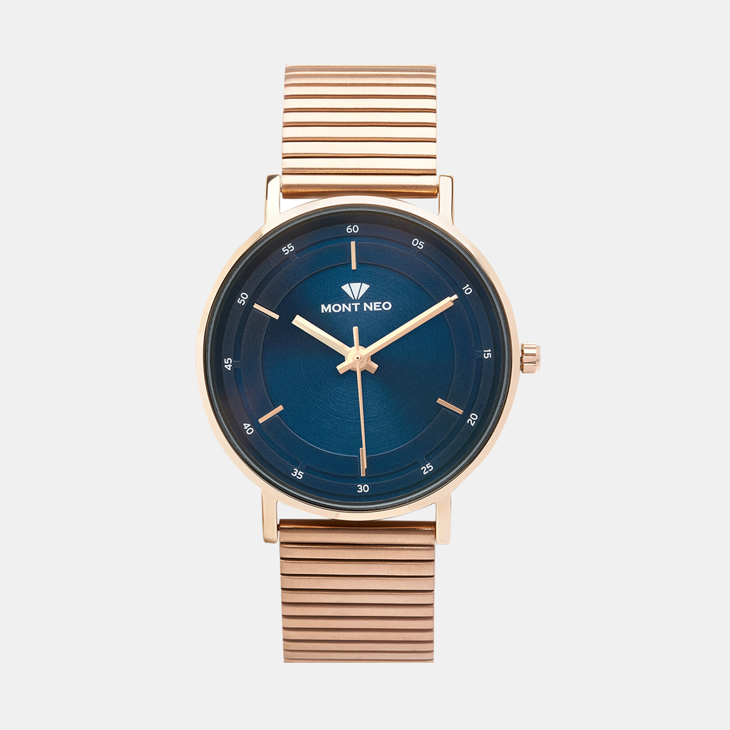 Mont Neo Round Blue Analog watch