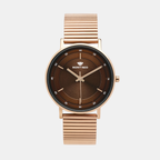 Mont Neo Round Brown Analog watch
