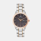 Mont Neo Round Grey Analog watch