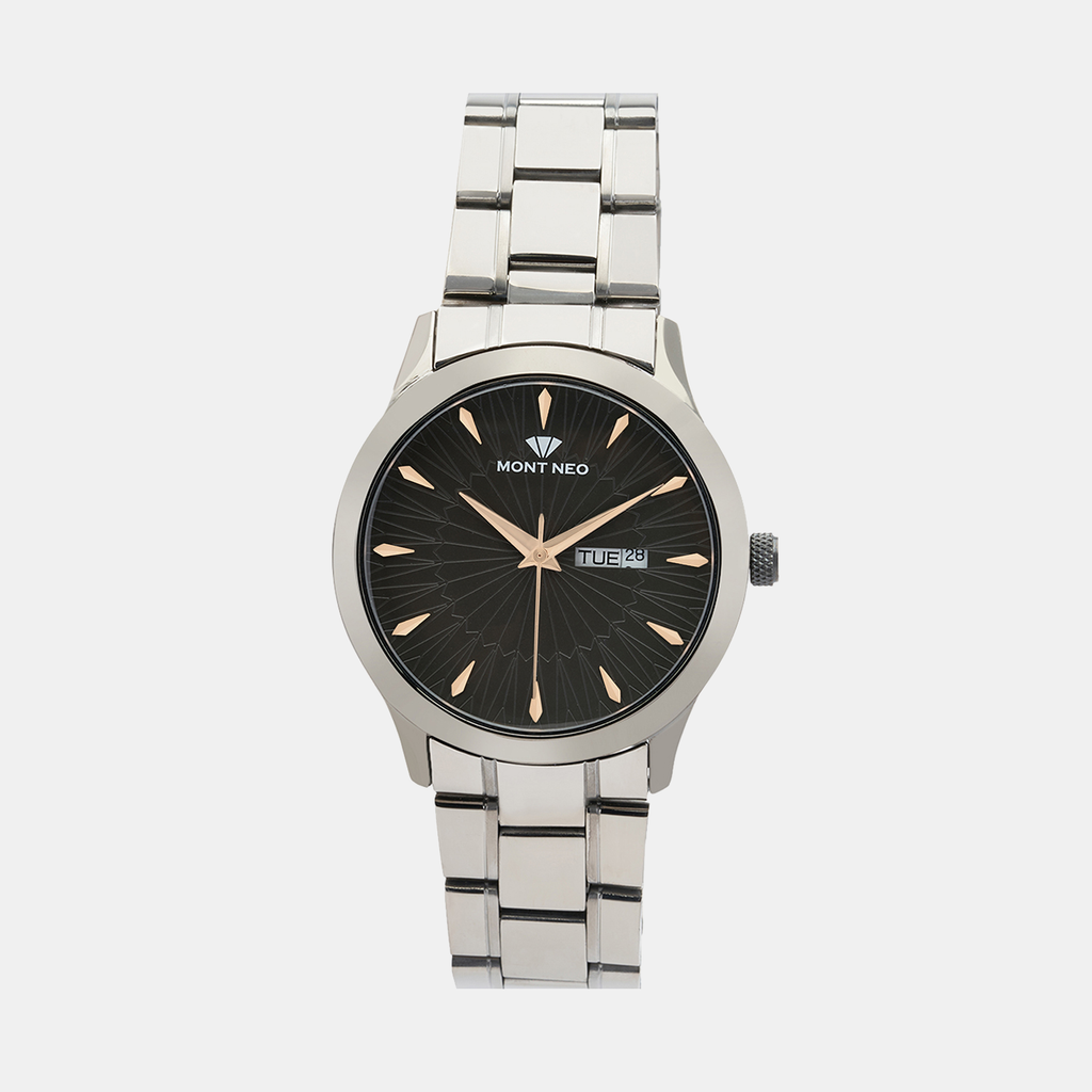 Mont Neo Round Gun Analog watch