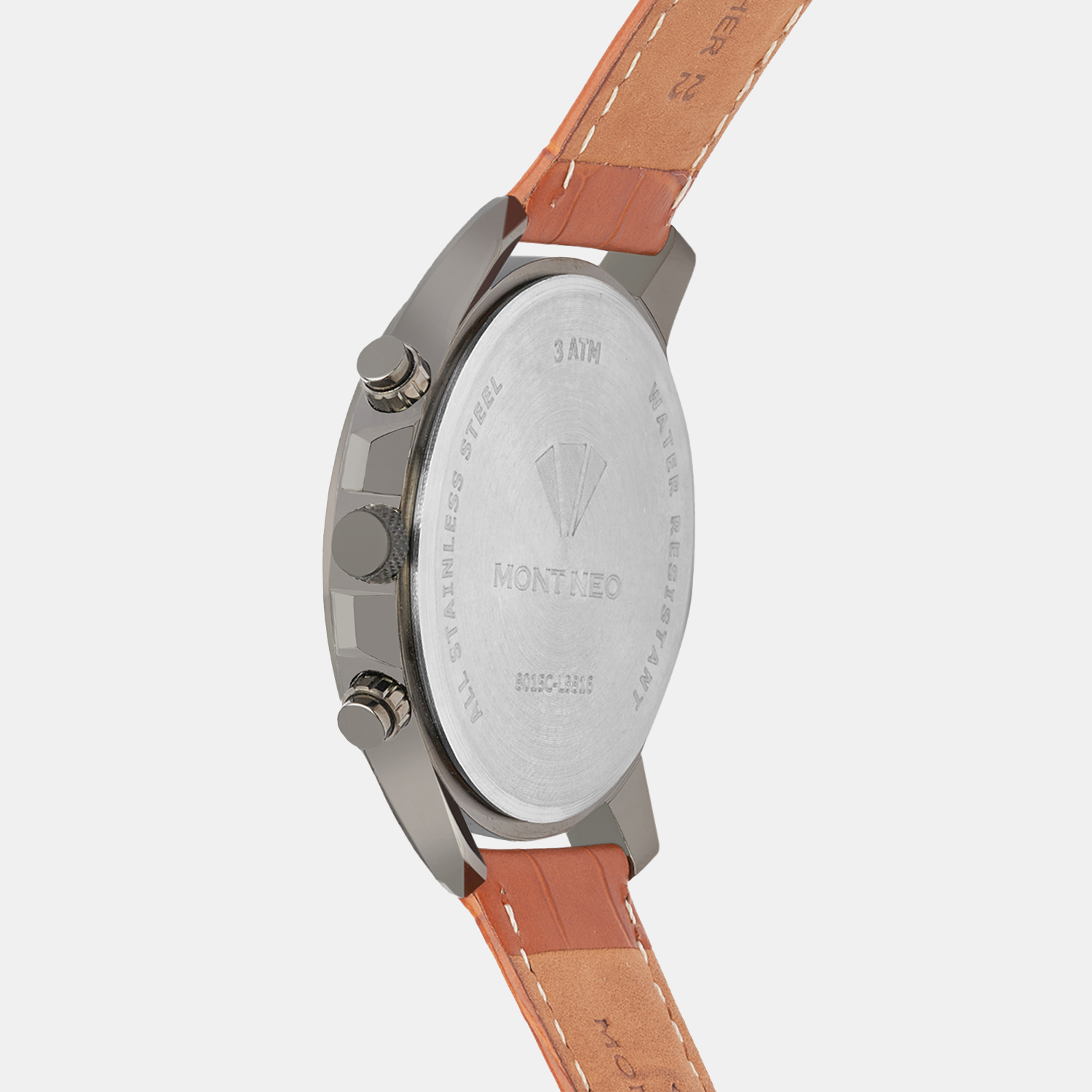 Mont Neo Men Round Gun watch