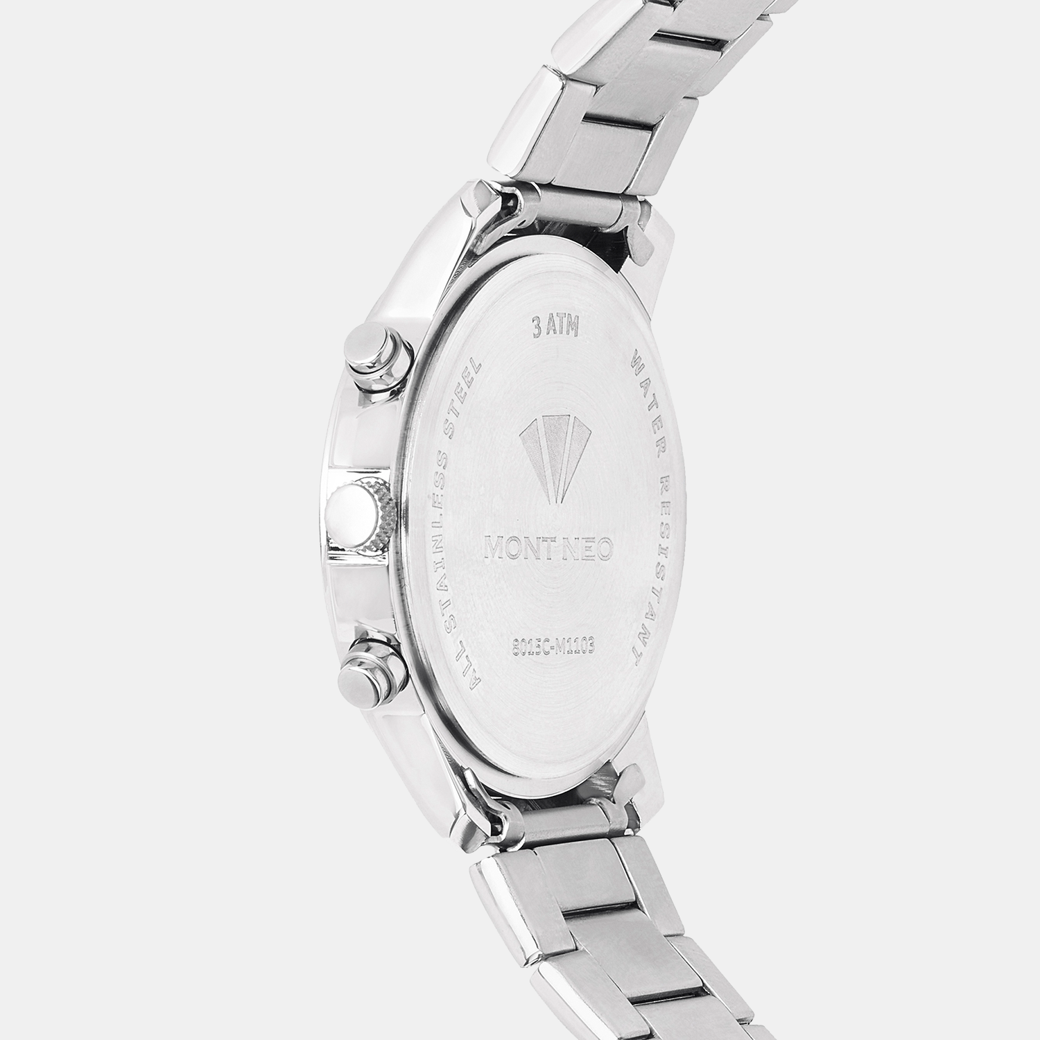 Mont Neo Men Round Silver watch