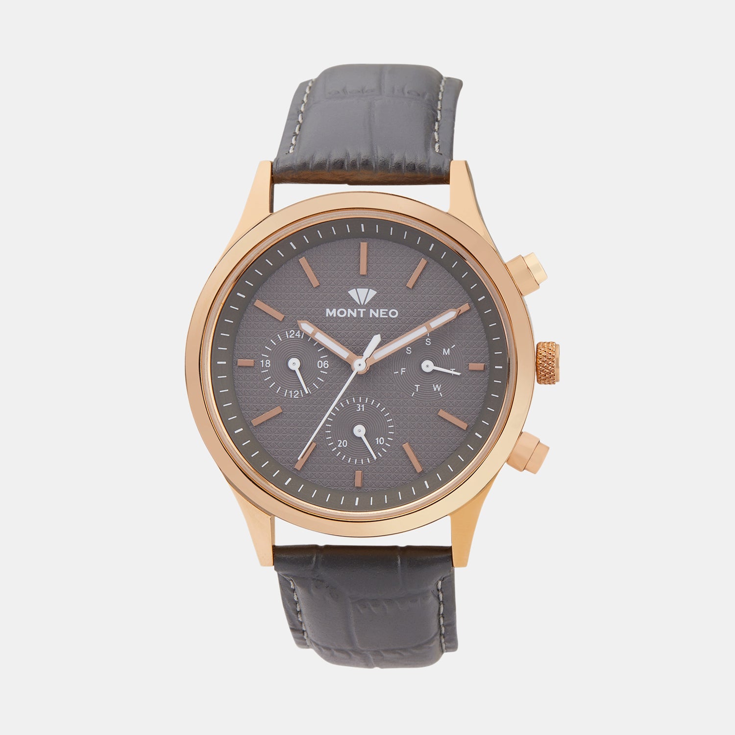 Mont Neo Round Grey Multi-Function watch
