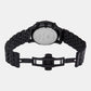 Men Quartz Black Dial Multi-Function Metal Watch 8018M-M1303