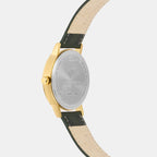Men Quartz Green Dial Analog Leather Watch 8020T-L2214