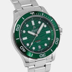 Mariner Men Quartz Green Dial Analog Stainless Steel Watch 81376.41.79
