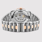 Atlas Men Automatic Black Dial Analog Stainless Steel Watch 815-M10405