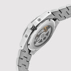 Atlas Men Automatic Blue Dial Multi-Function Stainless Steel Watch 815-M10501