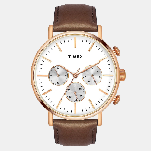 Male Analog Leather Watch TWEG20005