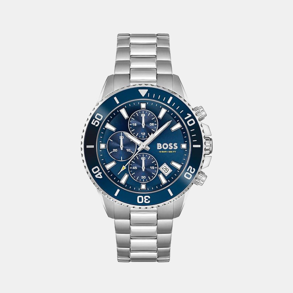 Boss Round Blue Chronograph watch