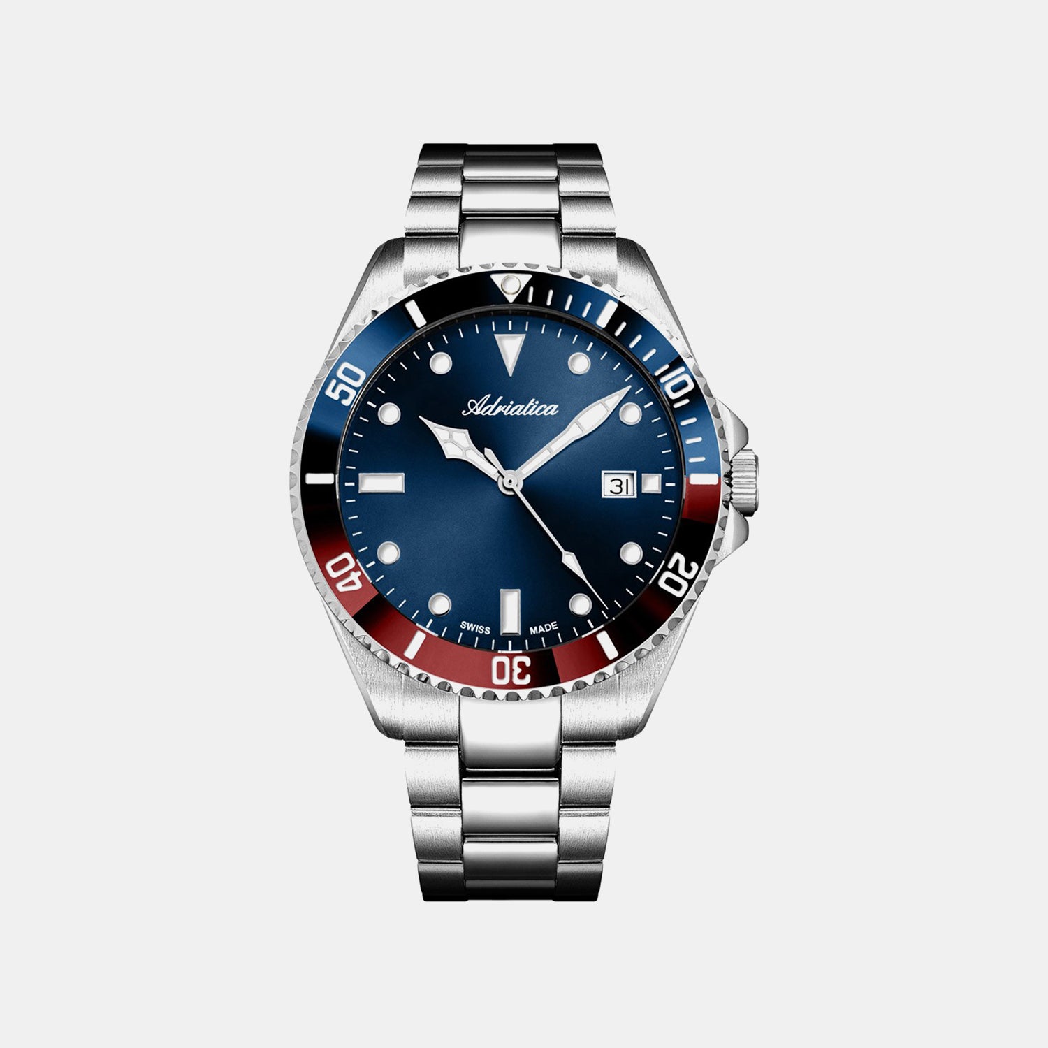 Premiere Men Quartz Blue Dial Analog Stainless Steel Watch A8347.T195QR