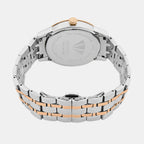 Men Quartz Silver Dial Analog Metal Watch 8501E-M1303