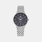 Men Quartz Blue Dial Analog Stainless Steel Watch 8503E-M1105
