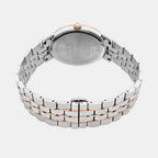 Men Quartz Silver Dial Analog Metal Watch 8504E-M1303