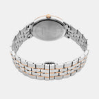 Men Quartz Grey Dial Analog Metal Watch 8504E-M1315