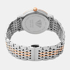 Men Quartz Blue Dial Analog Stainless Steel Watch 8506E-M1305