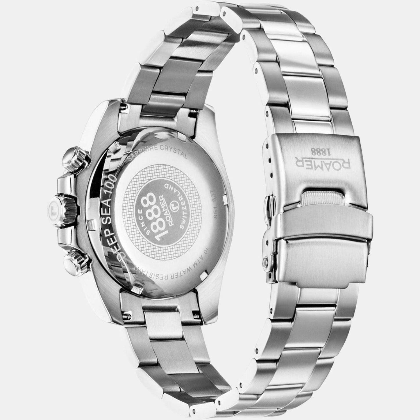 Male Stainless Steel Chronograph Watch 851837 41 75 20