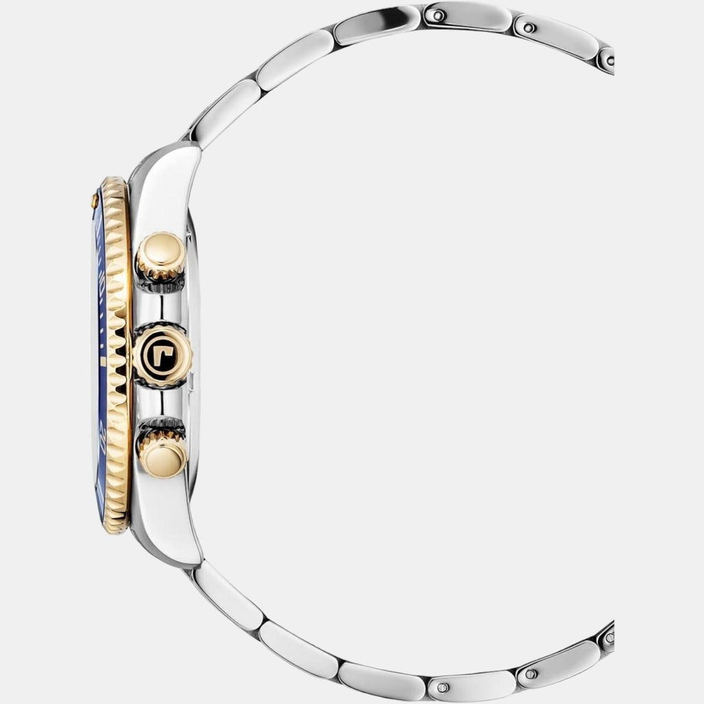 Deep Sea 100 Men Quartz Blue Dial Chronograph Stainless Steel Watch 851837 47 45 20