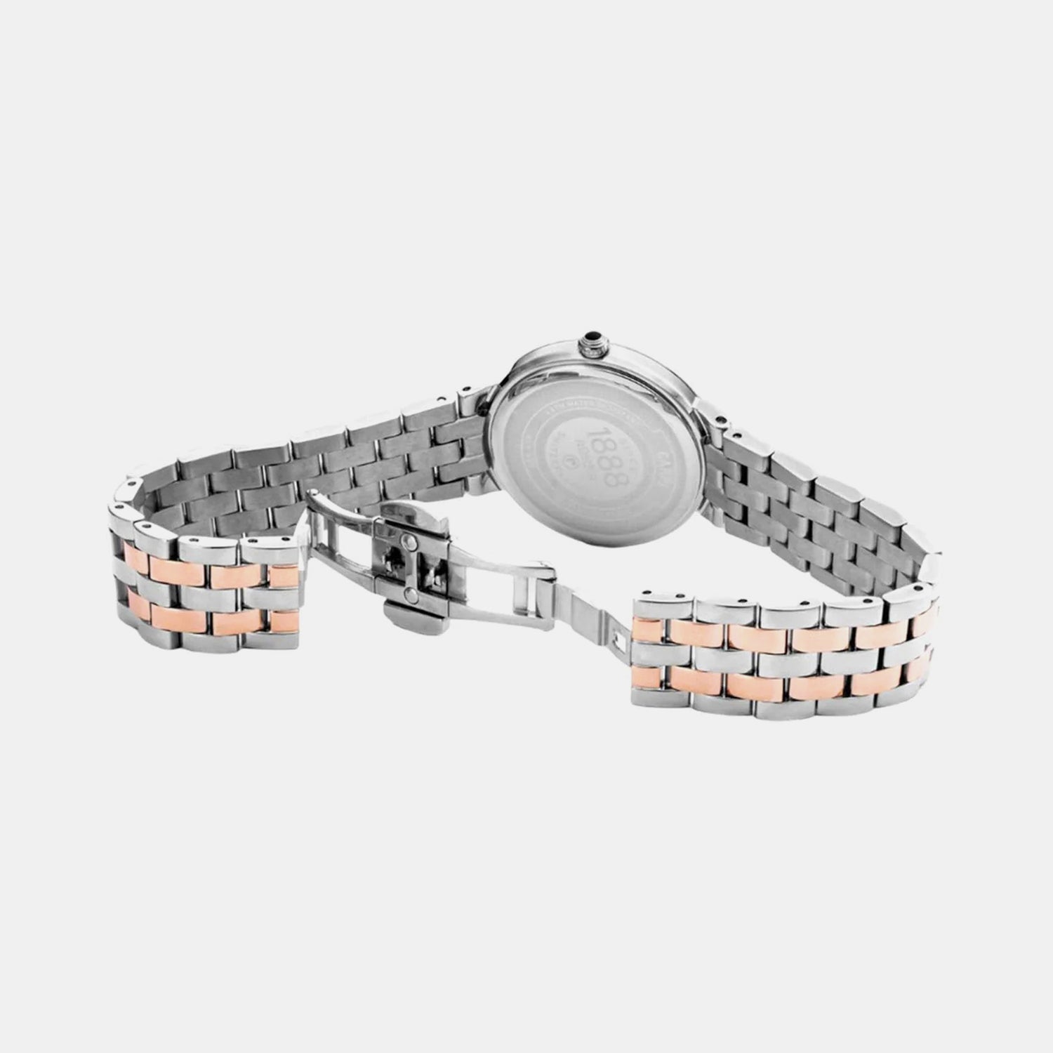 Capri Diamond Women Quartz White Dial Analog Stainless Steel Watch 859845 49 29 50
