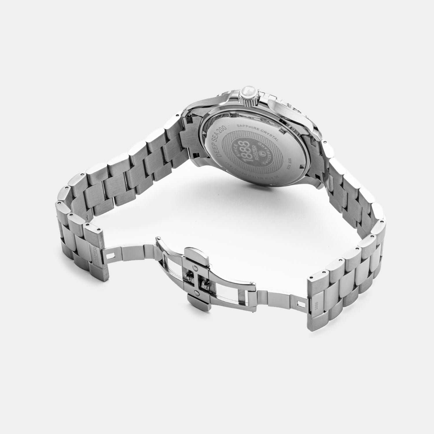 Deep Sea 200 Men Quartz Blue Dial Analog Stainless Steel Watch 860833 41 45 70