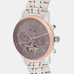 Men Automatic Grey Dial Multi-Function Metal Watch 867-L31505