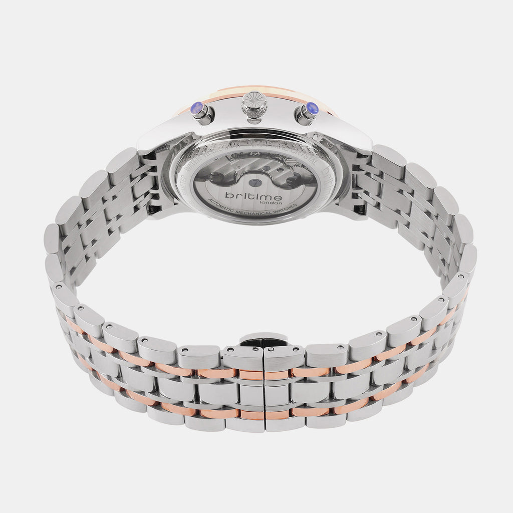 Men Automatic Grey Dial Multi-Function Metal Watch 867-L31505
