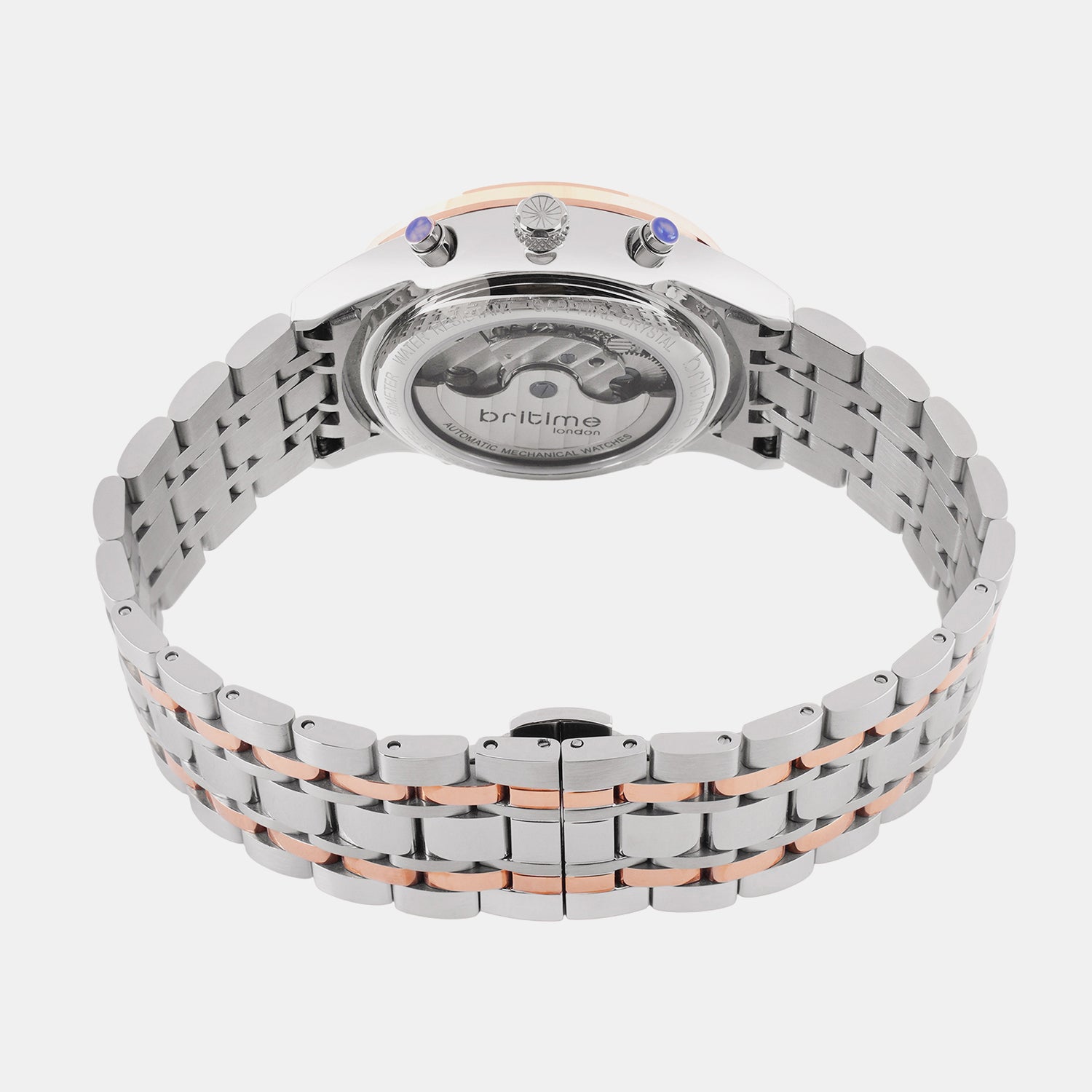 Men Automatic Grey Dial Multi-Function Metal Watch 867-L31505