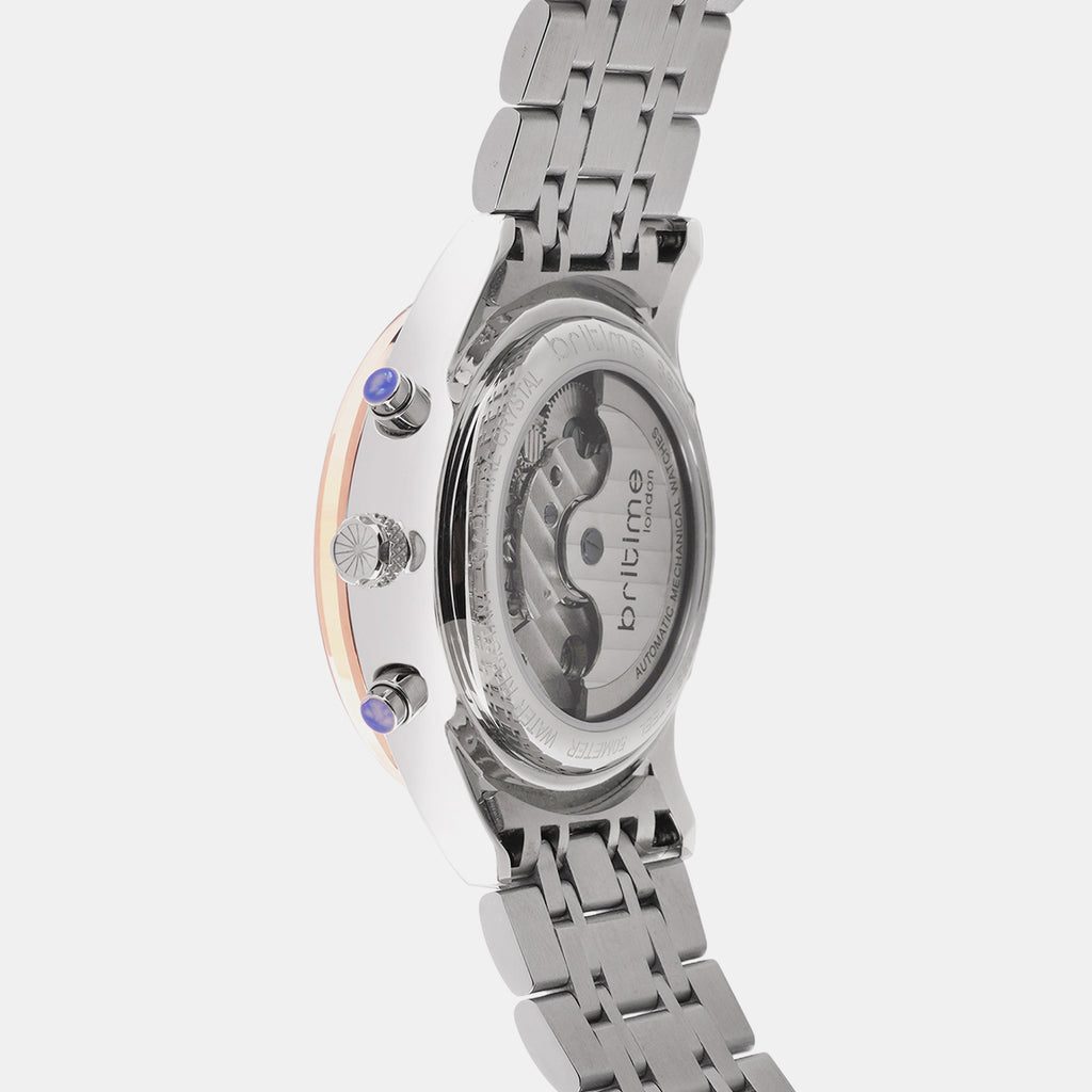 Men Automatic Grey Dial Multi-Function Metal Watch 867-L31505