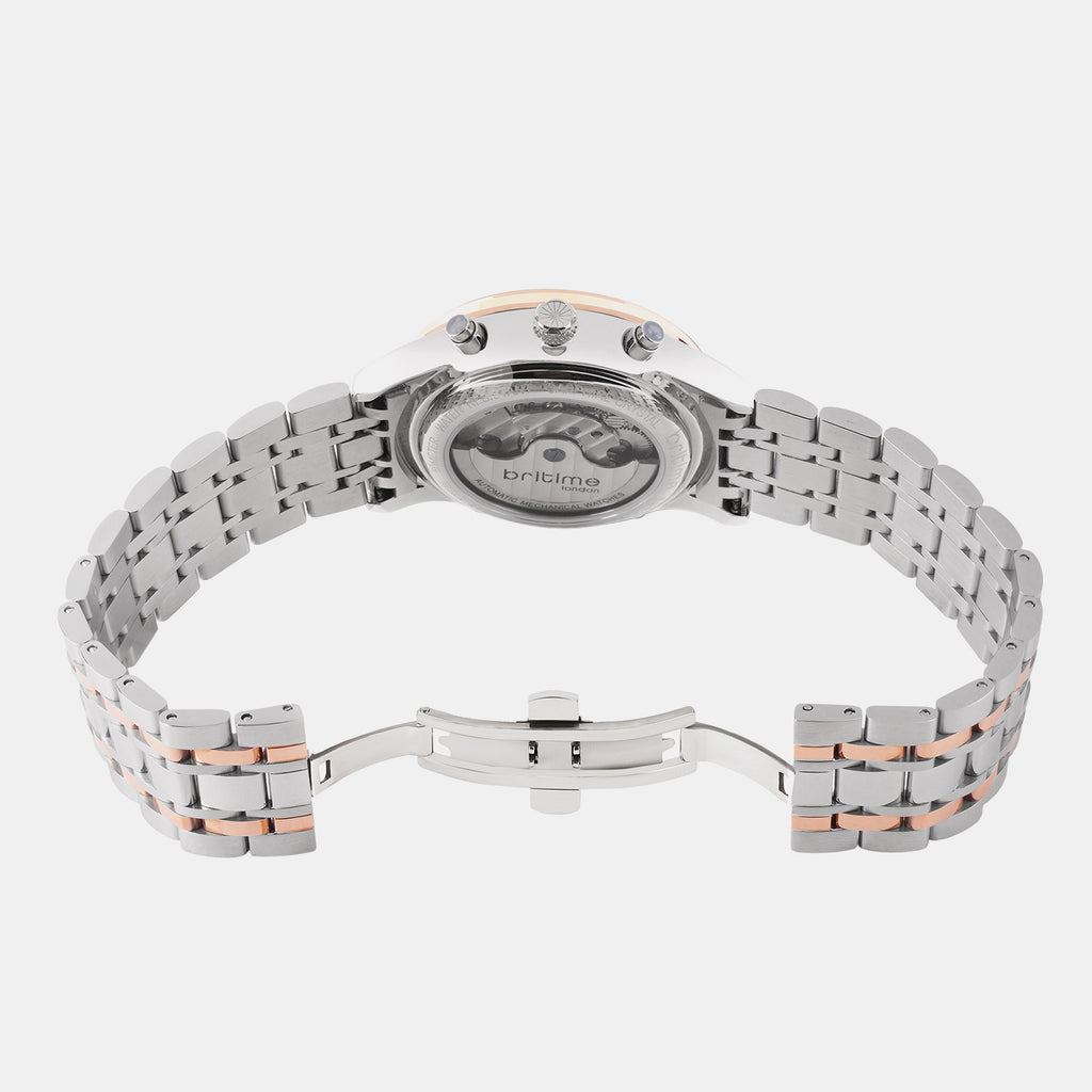 Men Automatic Grey Dial Multi-Function Metal Watch 867-L31505