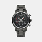 Atlantic Men Quartz Anthracite Dial Chronograph Stainless Steel Watch 87466.46.45-1