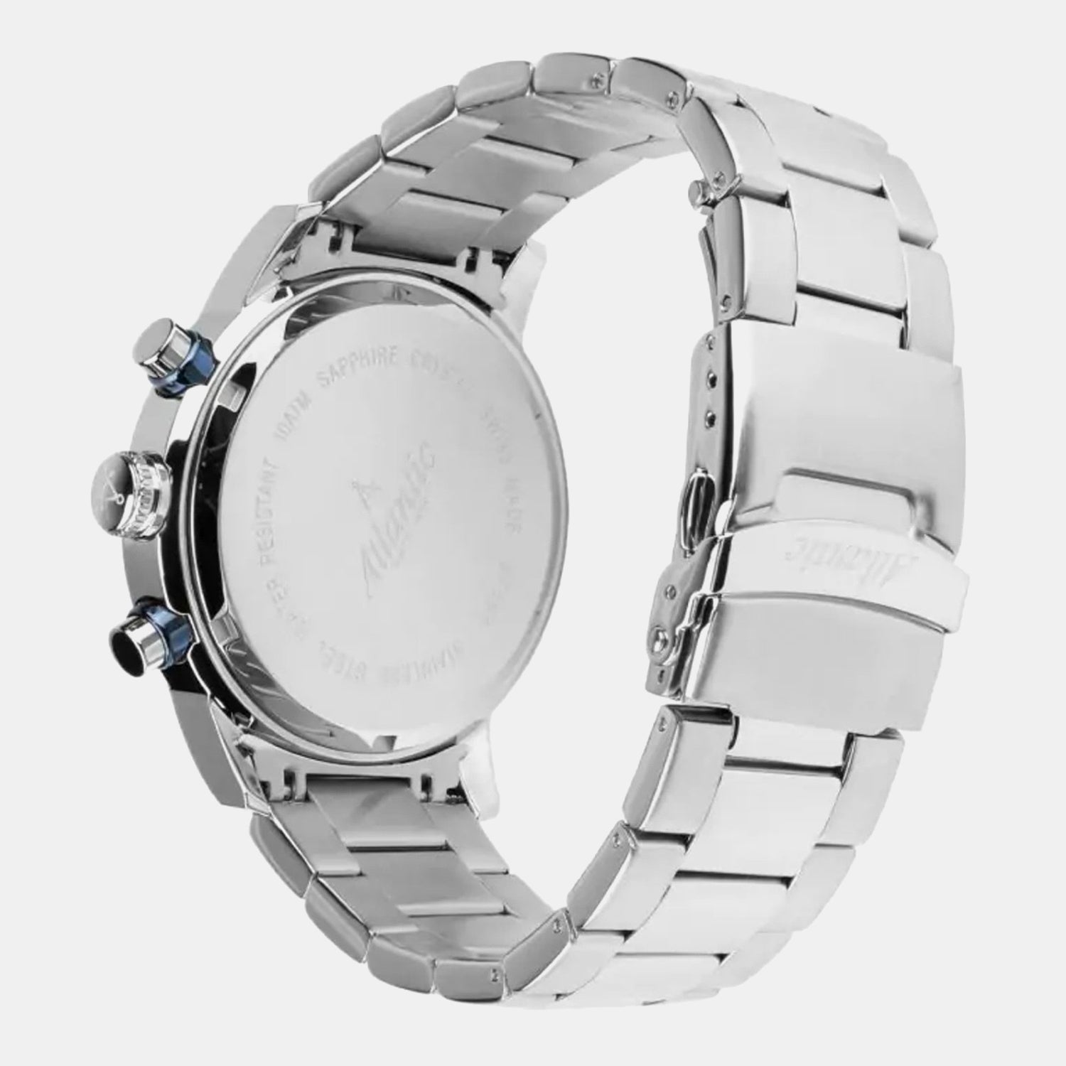 Men Quartz Blue Dial Chronograph Stainless Steel Watch 87466.47.55