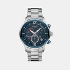 Atlantic Men Quartz Blue Dial Chronograph Stainless Steel Watch 87466.47.55-1
