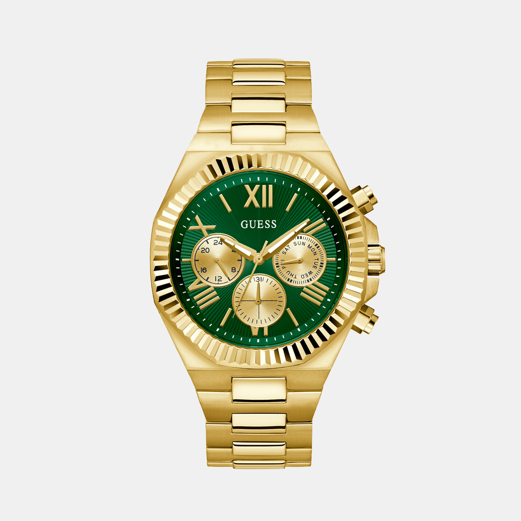 Guess Round Green Multi-Function watch