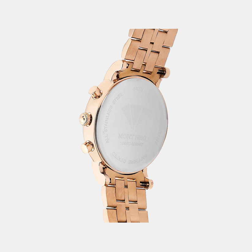 Mont Neo Men Round Rose Gold watch