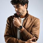 Britime Men Round Black watch