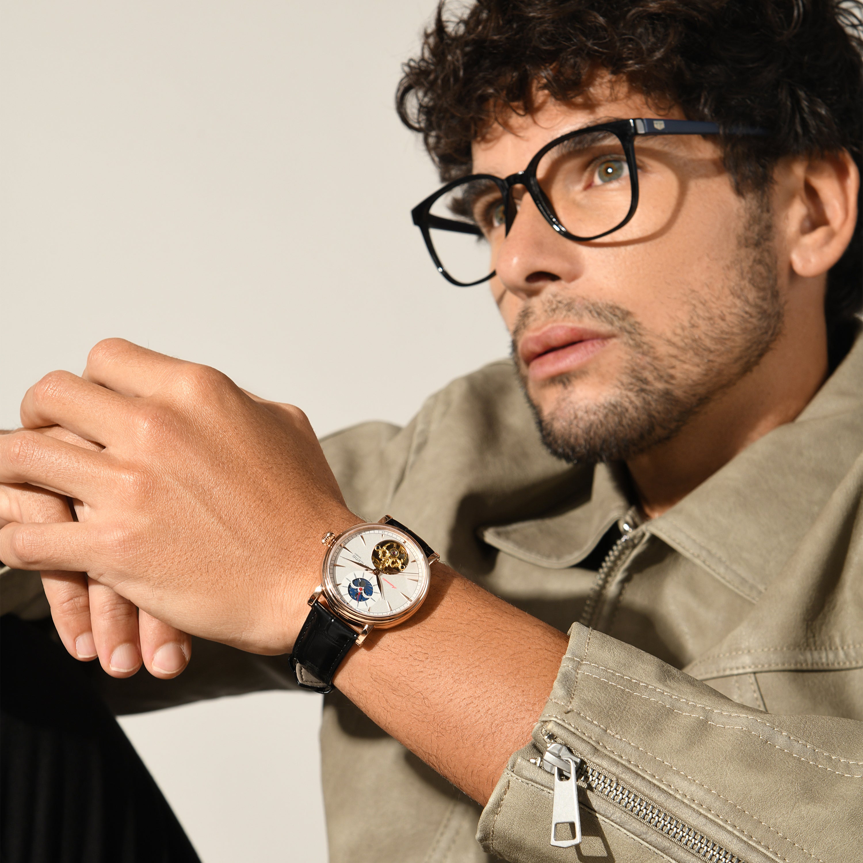 Britime 42 mm Black Automatic watch